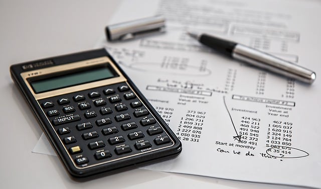 A calculadora de impostos e do imposto sobre a renda